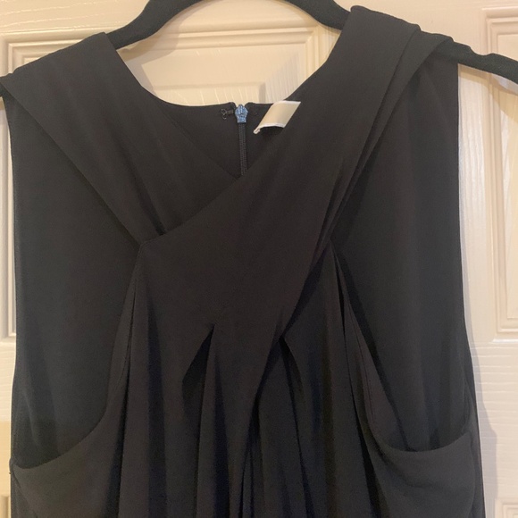 Michael Kors Black Sleeveless Wide Leg Jumpsuit sz 8 - Picture 2 of 7